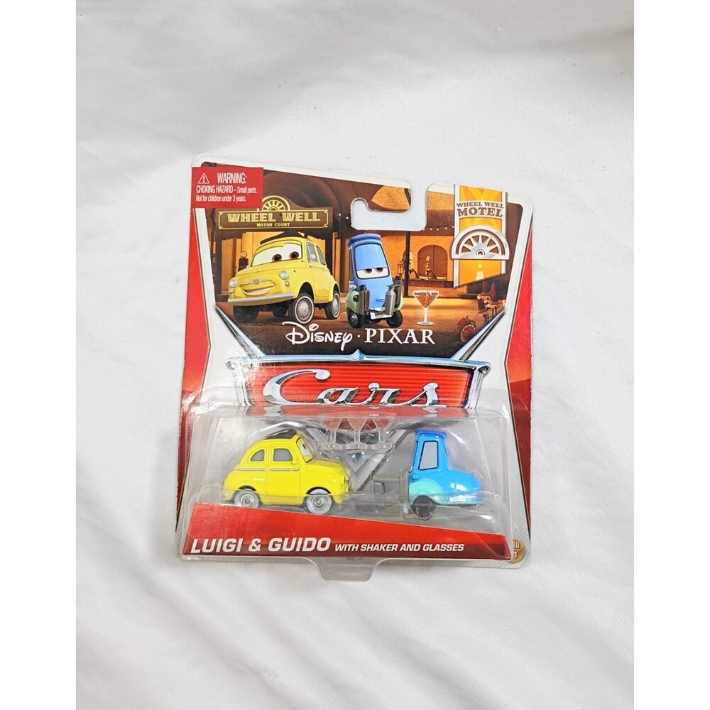 Disney/Pixar Cars - Luigi & Guido with Shaker And Glasses Die Cast